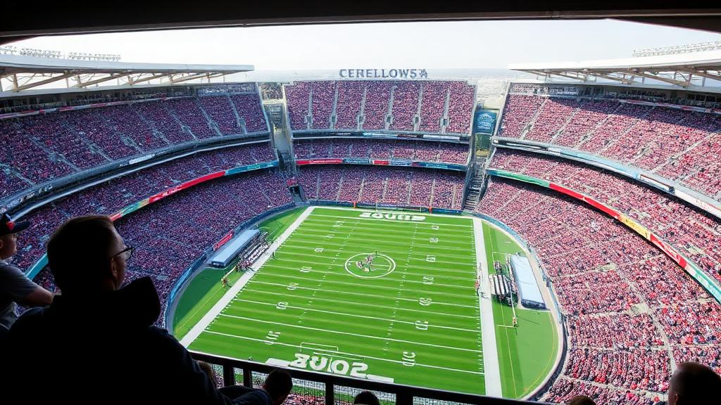 Approximate view from Get-In seats
